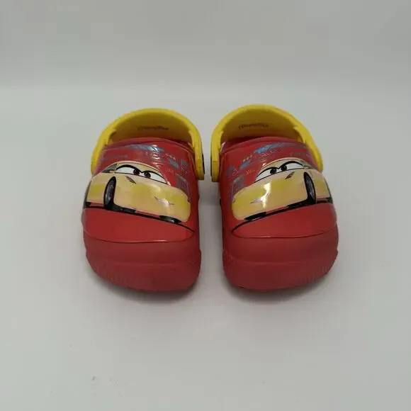 Disney Pixar Cruz Light-Up Crocs Clog Kids Size 5 C Pink Lights Work - Picture 6 of 7